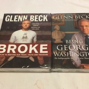 Glenn Beck HardBack Books BROKE/George Washington